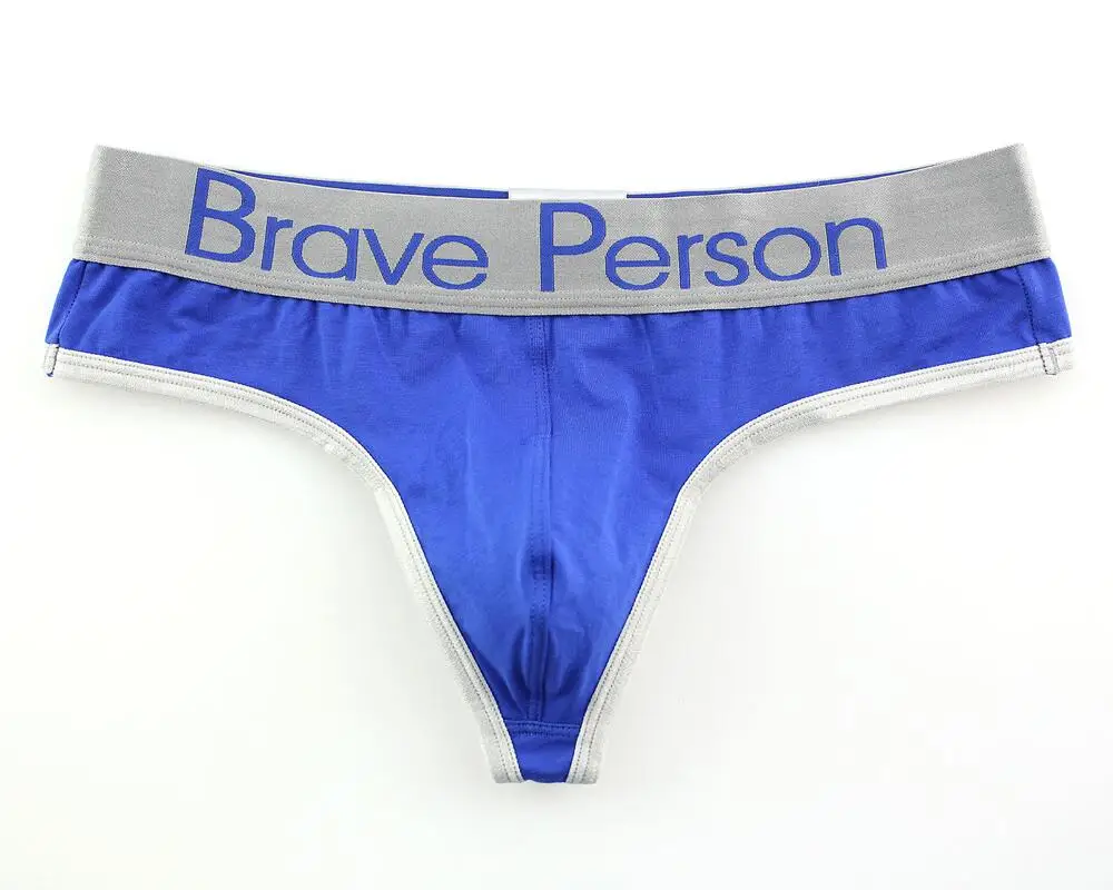 BRAVE PERSON Sexy Mens Thongs Briefs Cotton Underwear Men Underpants G-string Men T-back Thongs Panties Gay Underwear