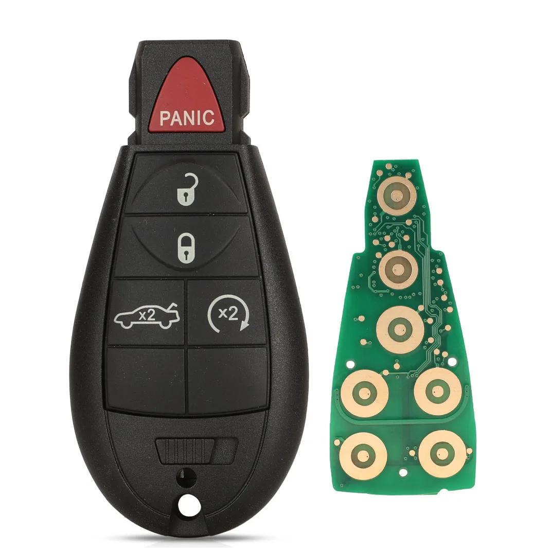 Jingyuqin 433 Mhz ID46 Fernbedienung Auto keyless Go Für Jeep Grand Cherokee Chrysler Town & Country 300 Dodge Caravan 1YZ-C01C Smart schlüssel