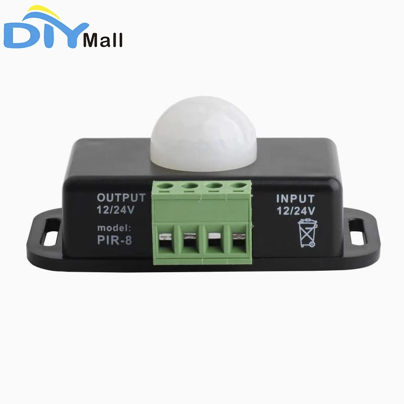 DC 12V-24V Infrared Motion Sensor PIR IR Detector Switch for LED Strip Cupboard Cabinet Kitchen Stairs