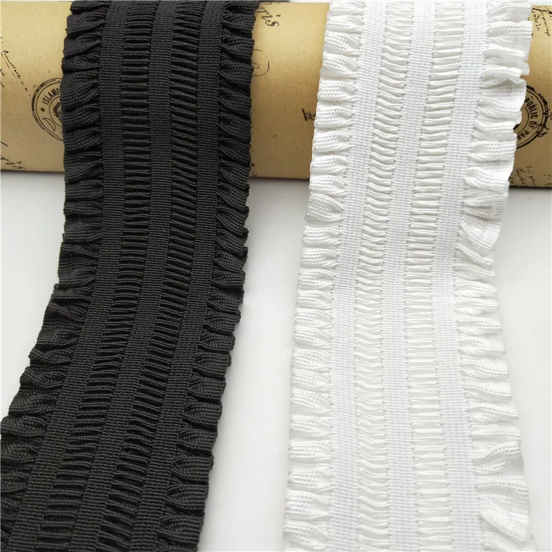 Elastic Bands 50MM Elastic Ribbon Clothing Bags Trousers Elastic Rubber 5CM DIY Sewing Accessories White Black Rubber Band