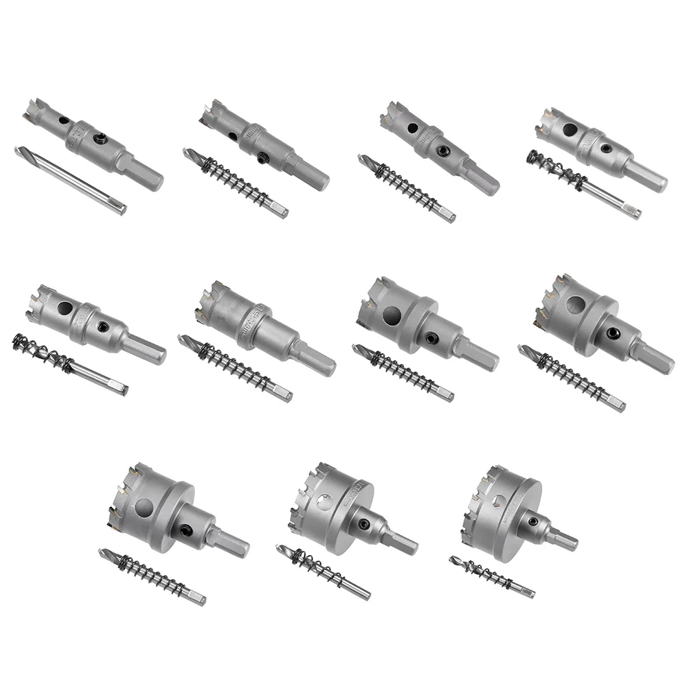TCT Hole Saw Hole Drill Metal Cutter For Stainless Steel HSS Metal Wood Alloy Cutting TCT Diamond Drill Carbide 14-65mm D30