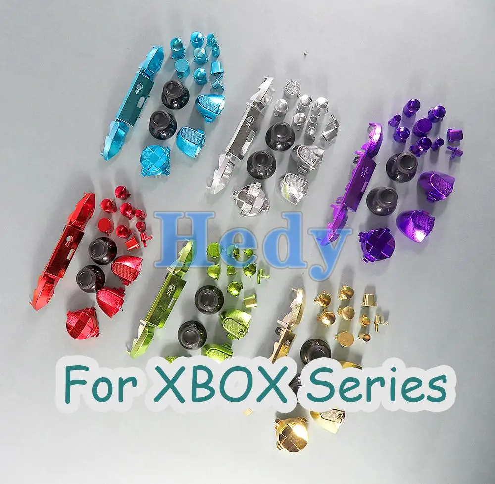 

20sets Chrome Full Set LB RBumper RT LT Trigger Buttons Mod Kit For Microsoft Xbox XBOX Series S X Controller Analog Stick Dpad