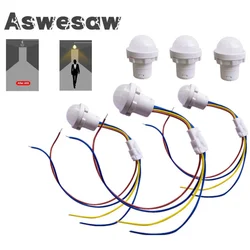 Aswesaw LED closet PIR sensor detector smart switch 110V 220V LED PIR infrared motion sensor detection automatic sensor switch