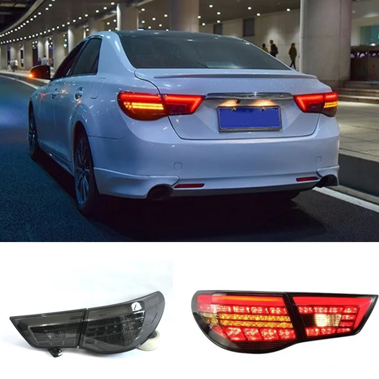 Car Styling for Toyota Reiz Mark X LEDTail Lights 2010 2011 2012 Mark X LED Tail Light Rear Lamp DRL+Brake+Park+Signal