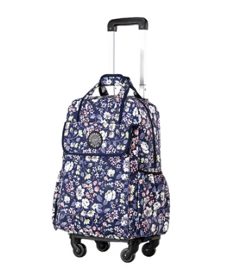 Women 20 Inch Rolling Luggage Bag Suitcase Cabin Business Travel trolley bags women Luggage Baggage bag Wheeled backpack bags