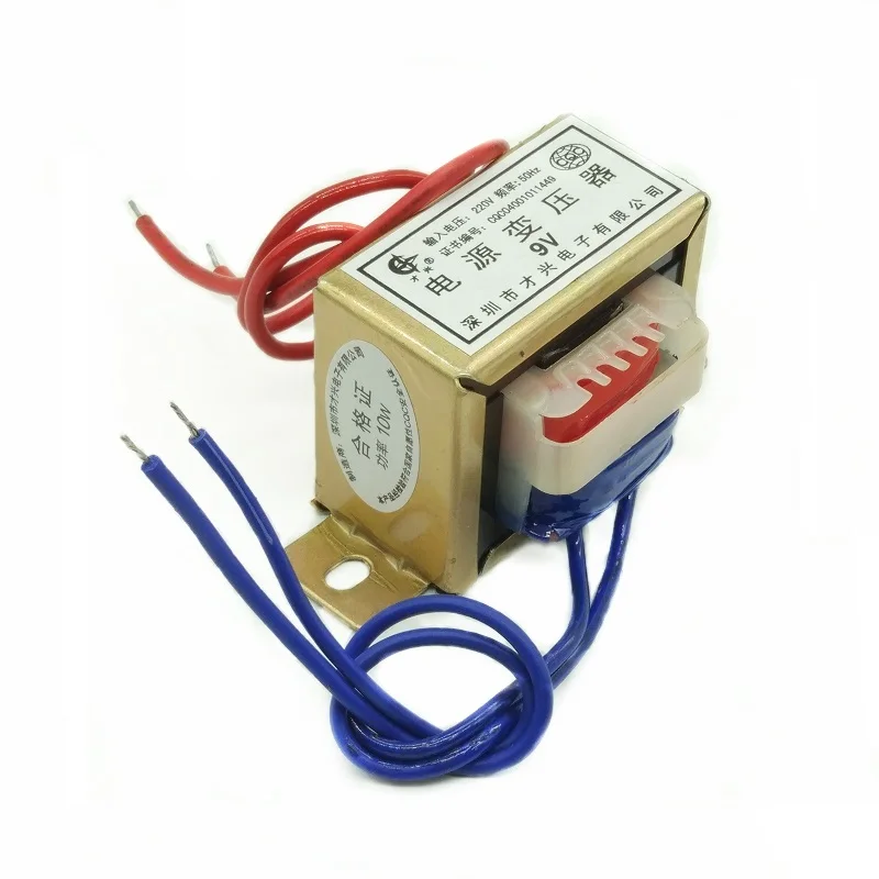 10W transformer Power transformer 220V to 9V 1.1A EI48*24 audio transformer