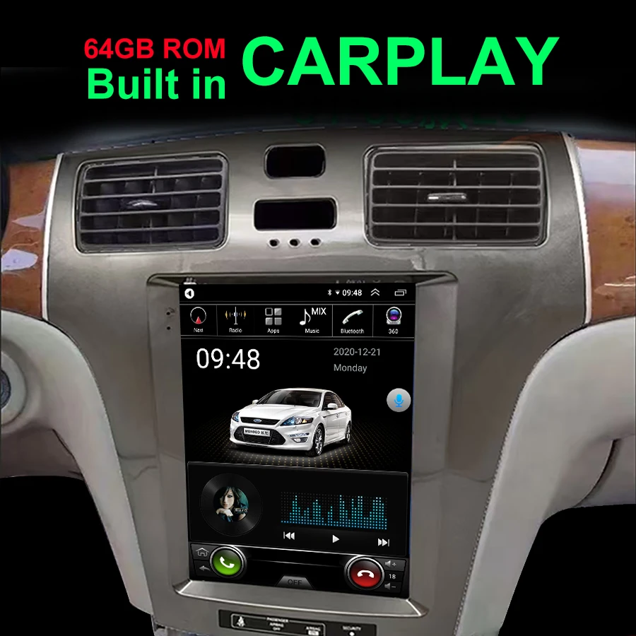 64GB Car Radio android 13 For Lexus ES300 ES 300 ES330 XV30 ES 330 2001 2006 Tesla Stereo Multimedia Video Player GPS Head unit