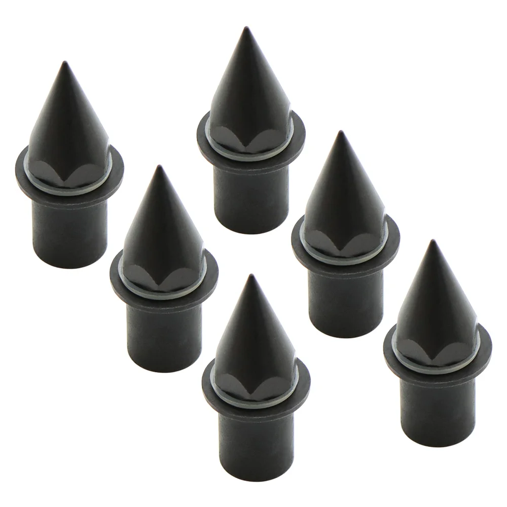 Nordson Black 6Pcs Universal 6pcs Spike Bolts Windscreen Fairings License Plate For Suzuki Kawasaki