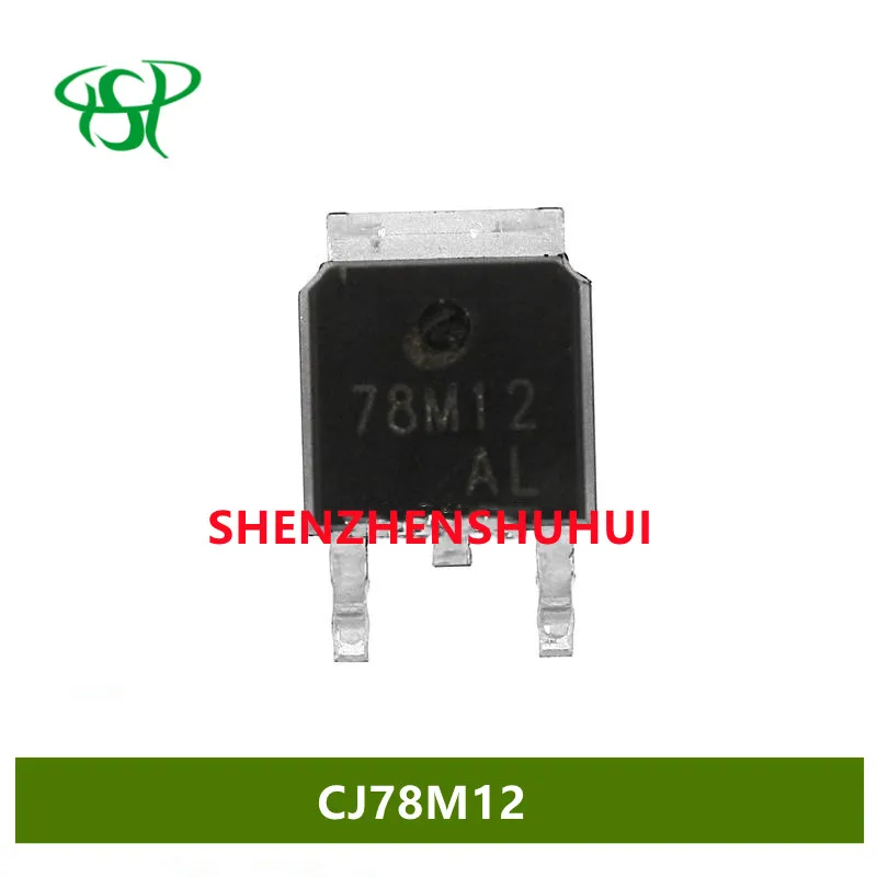 Echte Originele CJ78M12 To-252-2 0.5A / 12V / 1.25W Lineaire Regulator Circuit Chip