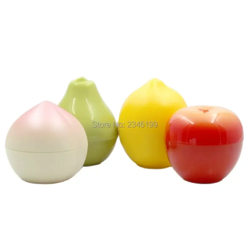 Empty Cream Jar 30g Fruit Hand Cream Jar Plastic Cosmetic Container 30g Empty Cosmetic Split Bottle Plastic Fruit Cream Jar30pcs