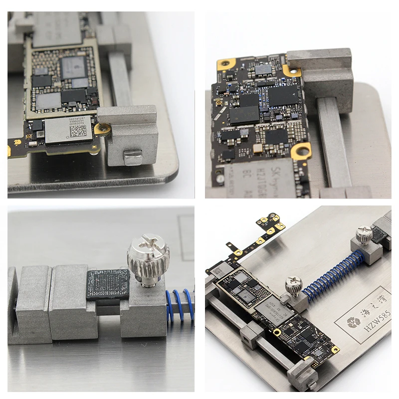 HaiZhiWan Fixture Motherboard Chip BGA/Motherboard Holder Multi-fungsi Clamp IC Miniaturisasi Tin Workplatform/Mobile Repair