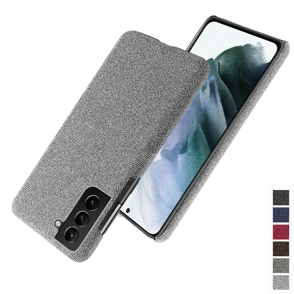 

For Samsung Galaxy S21 FE 5G S20 Plus Note 20 Ultra Funda Luxury Cloth Texture Fitted Case For Galaxy F52 F62 M62 S21fe 5G Cover