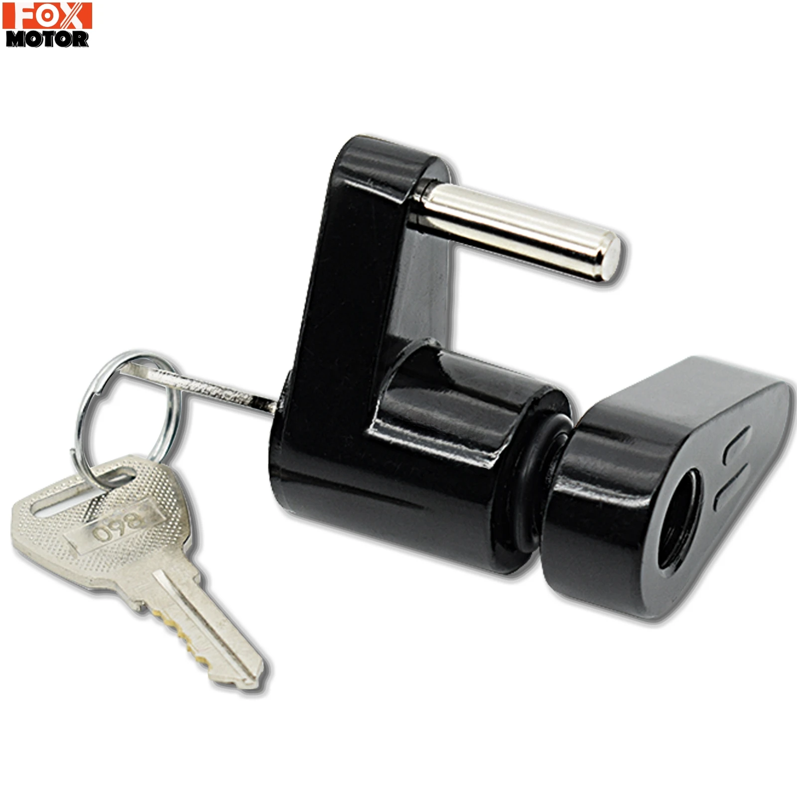 Durable Hook Lock Tongue Locks Trailer Hitch Lock Anti-theft Trailer Coupler Padlock Repalcement Parts Heavy-Duty Hook Lock