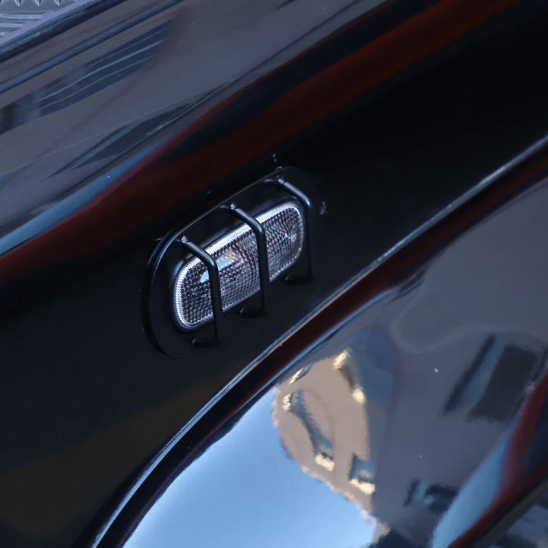 

2 шт. из нержавеющей стали для Land Rover Defender 90 110 2004-2019, автомобильный указатель поворота, защитный чехол, наклейка, аксессуары для интерьера