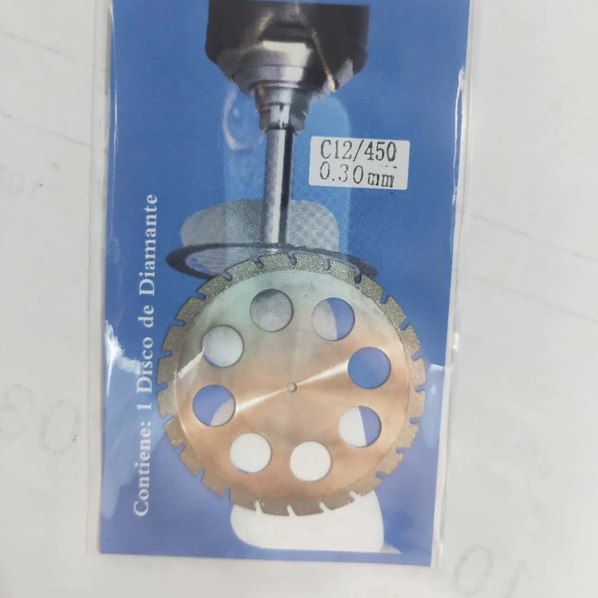 1Piece C12/450 Dental Lab Diamond Double Sided Cutting Disc