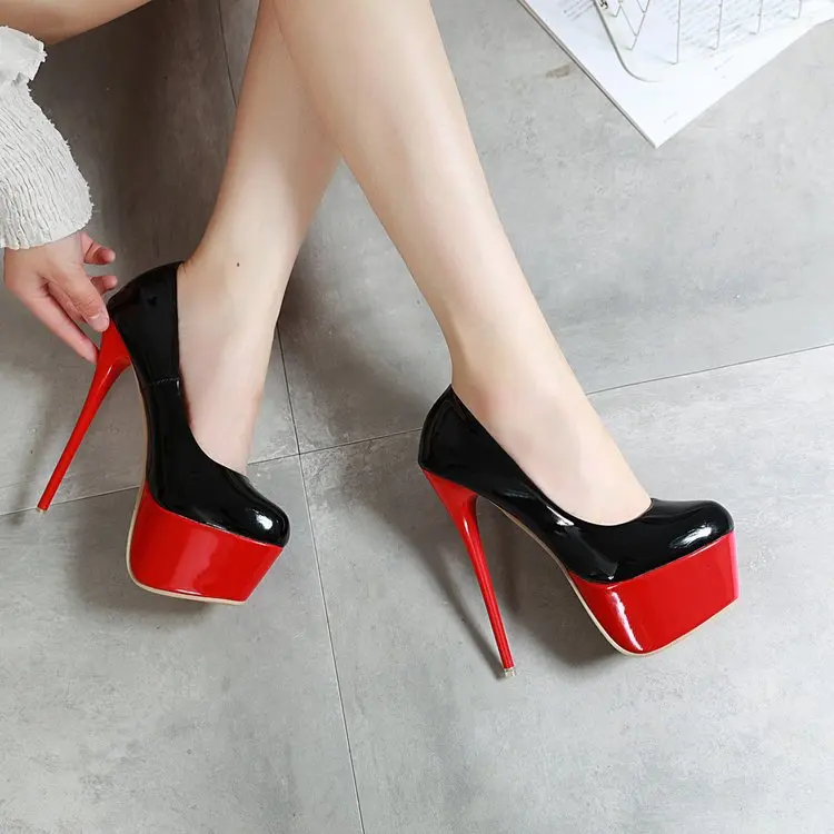 Size 35-42 Sexy Pumps Wedding Women Fetish Shoes High Heel Stripper Pumps 16 Cm Zapatos Mujer Heels for Women Platform Heels