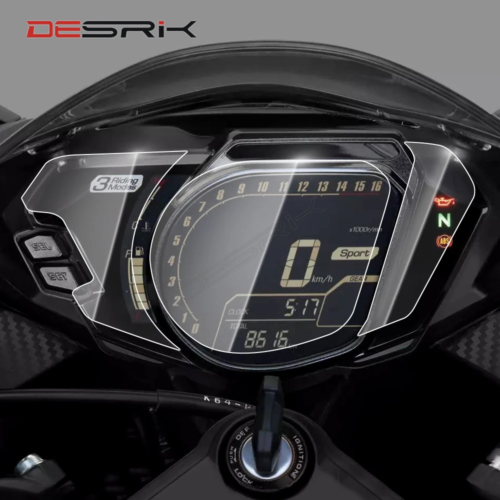 DESRIK Motorcycle Scratch Protection Film Screen Protector Sticker Speedometer Film For Honda CBR250RR CBR 250 RR 2019