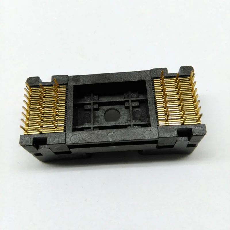 TSOP48 Long Open Top Burn in Socket Pin Pitch 0.5mm IC Test Socket Adapter The Transposon Adapter Conversion Block