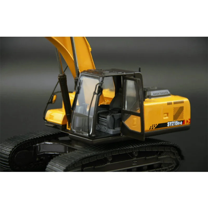 Diecast 1:35 Scale SANY Excavator 215C-9 Machine Alloy Engineering Machinery Car Model Collection Souvenir Ornaments