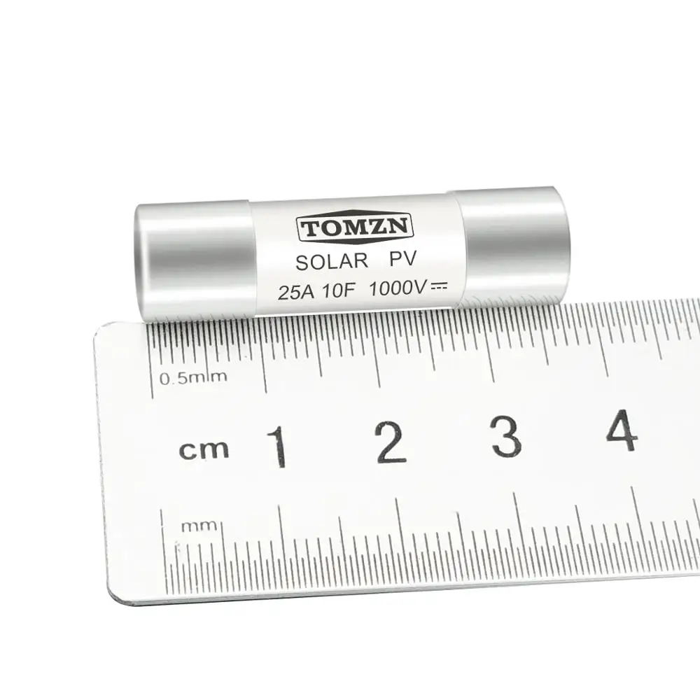 Solar DC 1000V PV Fuses 6A 10A 15A 20A 25A 30A High Voltage for Solar System Protection