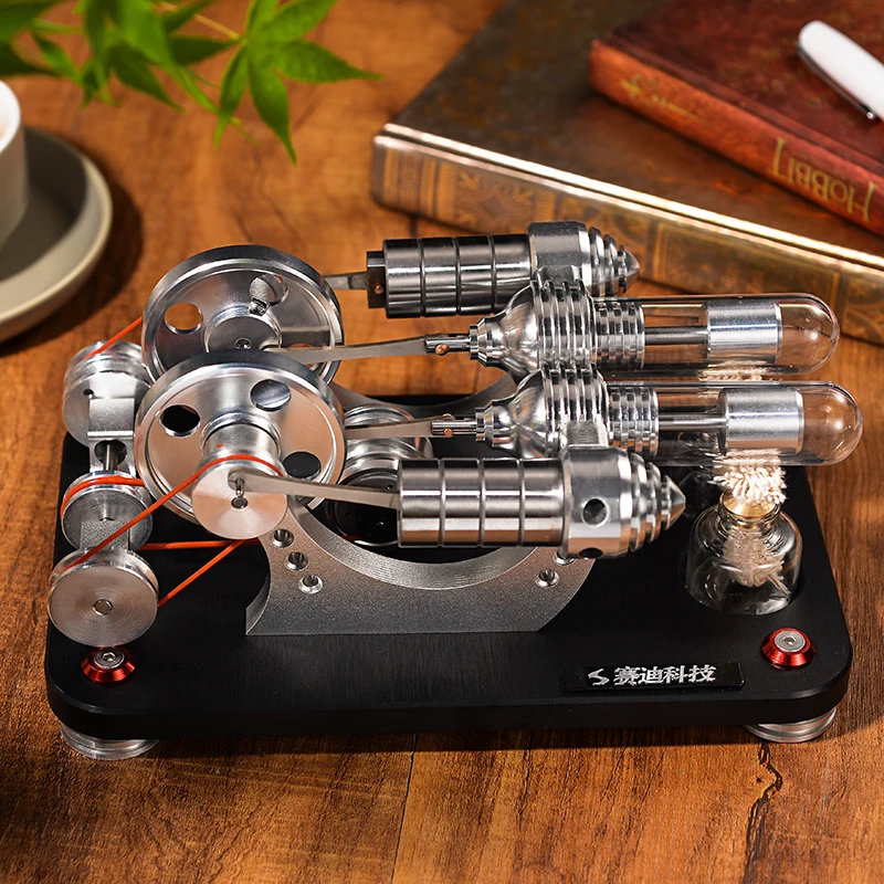 Stirling Engine Micro Generator Steam Engine External Combustion Engine Engine Model Physical Experiment Child Gift