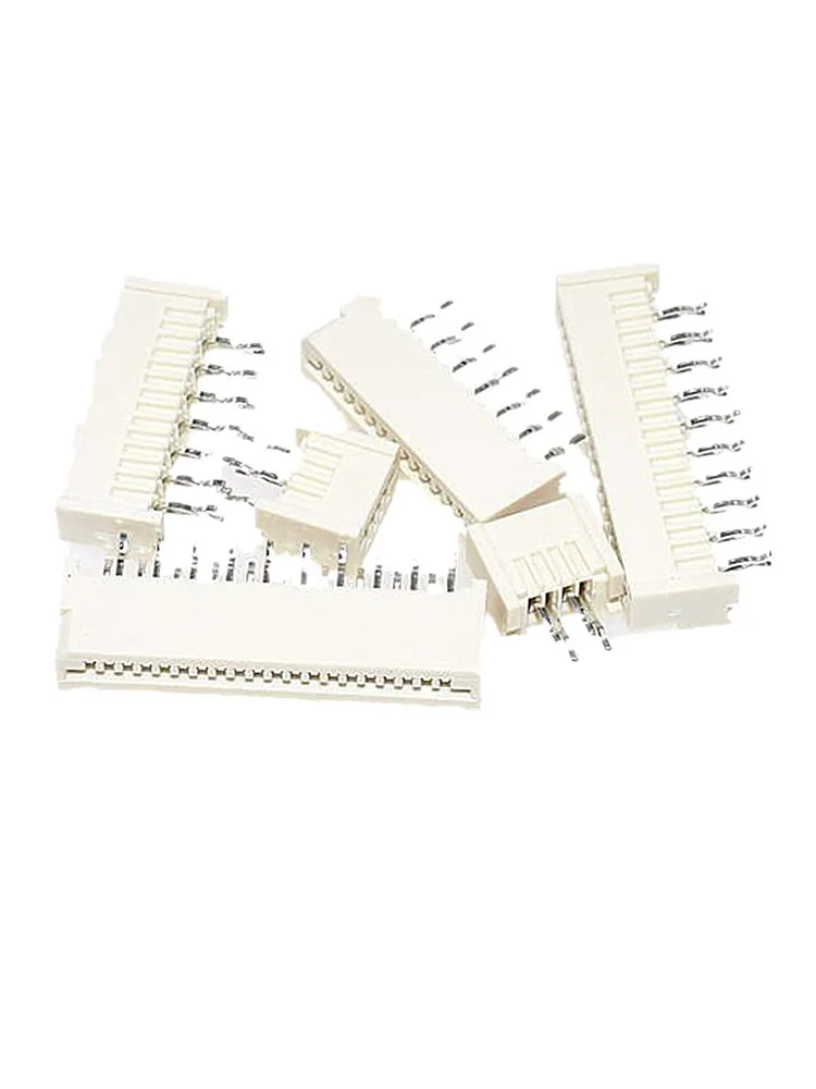 Connecteur FDavid/FPC LCD 1.25mm, prise de câble plat flexible, double angle droit, type broche 4P/5P/6P/7P/8P/9P/10P/11P 12P/13P/14-32P