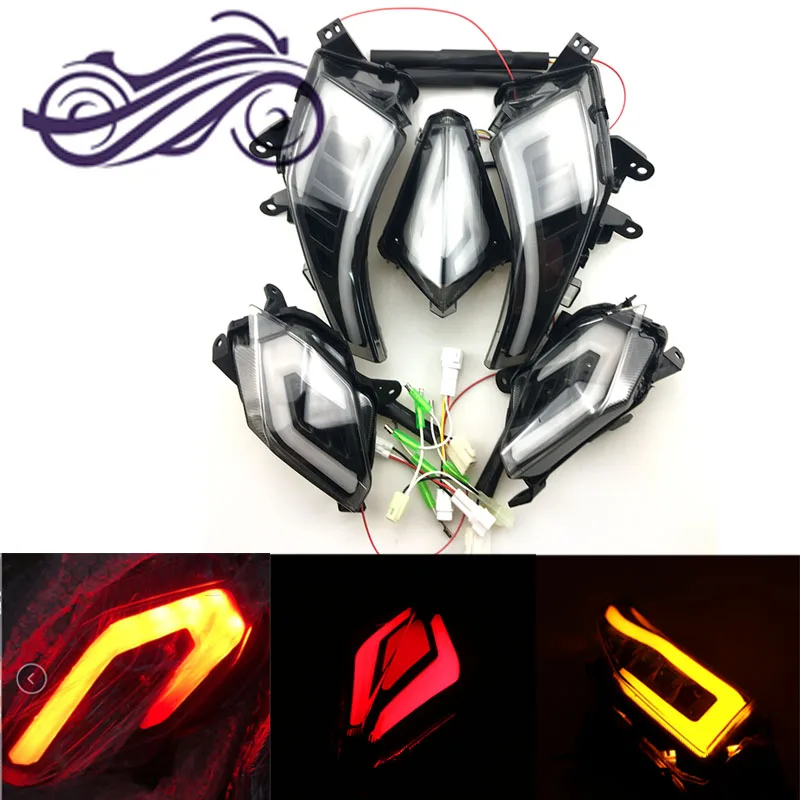 

For YAMAHA Tmax TMAX530 530 T-Max530 2013 2014 2015 2016 NEW 5 PCS Rear Tail Brake Light Turn Signal Tail Torch Accessories