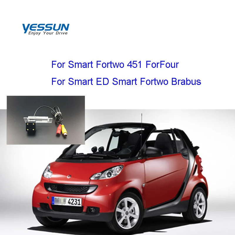 car rear camera For Smart Fortwo 451 ForFour /Smart ED Smart Fortwo Brabus CCD nightview car backup /Reverse Camera