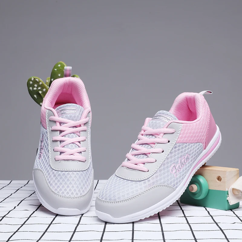 

2021 Cheap Tennis Shoes for Women Light Soft Air Mesh Sneakers Breathable Gym Sport Jogging Trainers Tenis Feminino Basket Femme
