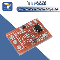 TTP223 Touch Key Switch Module Touching Button Self-Locking/No-Locking Capacitive Switches Single Channel Reconstruction