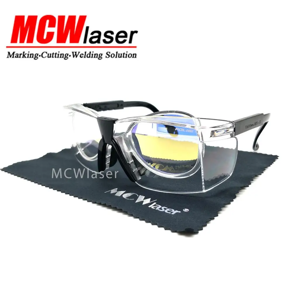 3pcs New Industrial Protection Goggles Glasses Eyewear for CO2 Laser 10600nm 10.6um Machine