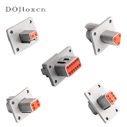 1/5/10/20/50 Sets 2/3/4/6/8/12 Pin DEUTSCH Male Female Connector DT04-6P-L012 Waterproof Plug-In With Fixed Flange DT04-4P-L012