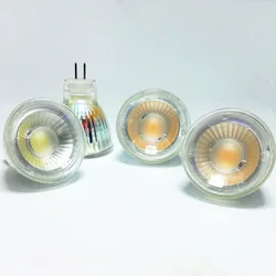 Bombilla LED COB MR11, 3W, 5W, 7W, 9W, CA/CC 12V, lámpara LED COB, CA 220V, 110V, foco, luz blanca cálida/fría GU4.0