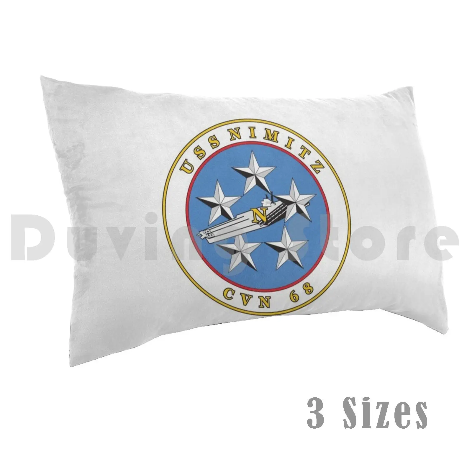 

Uss Nimitz Cvn-68 pillow Case DIY 50 * 70 Uss Nimitz Cvn 68 Cvn 68 Cvn 68 Veteran Carrier Logo Emblem Patch Shield