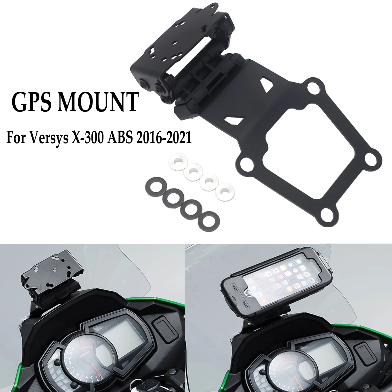 NEW Navigation Bracket Mount Smartphone GPS Holder For KAWASAKI VERSYS X300 Versys X-300 2016-2021 2020 Motorcycle Accessories