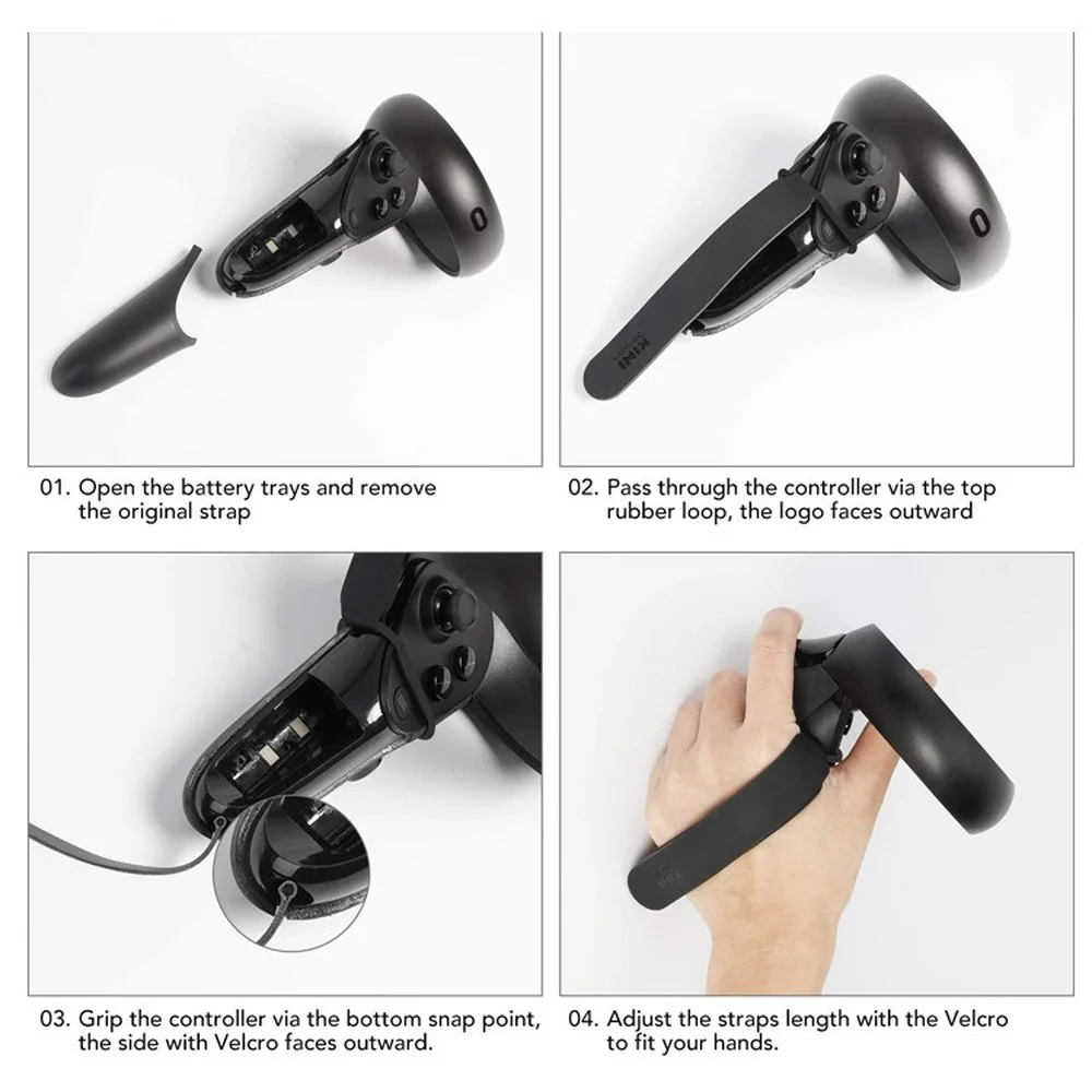 Thích Hợp Cho Oculus Quest/Oculus Nhiệm Vụ 2 Tay Cầm Chống Thả Dây Đeo Tay