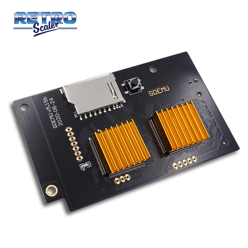 RetroScaler GDEMU 5.15b Optical Drive Simulation Board and SD Memory Card for DC Dreamcast Video Game Console