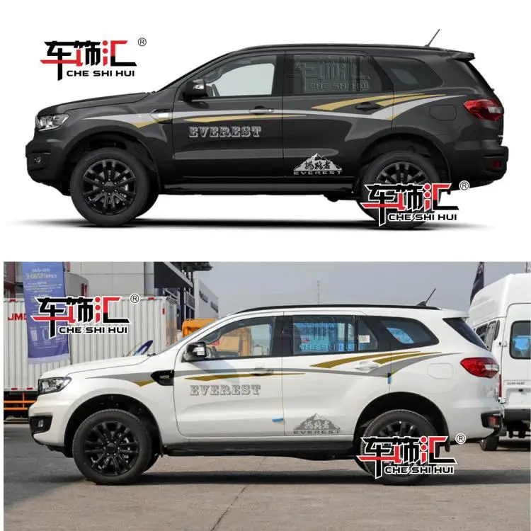 SUV car stickers FOR Ford Everest modified stylish off-road decals on both sides of the body