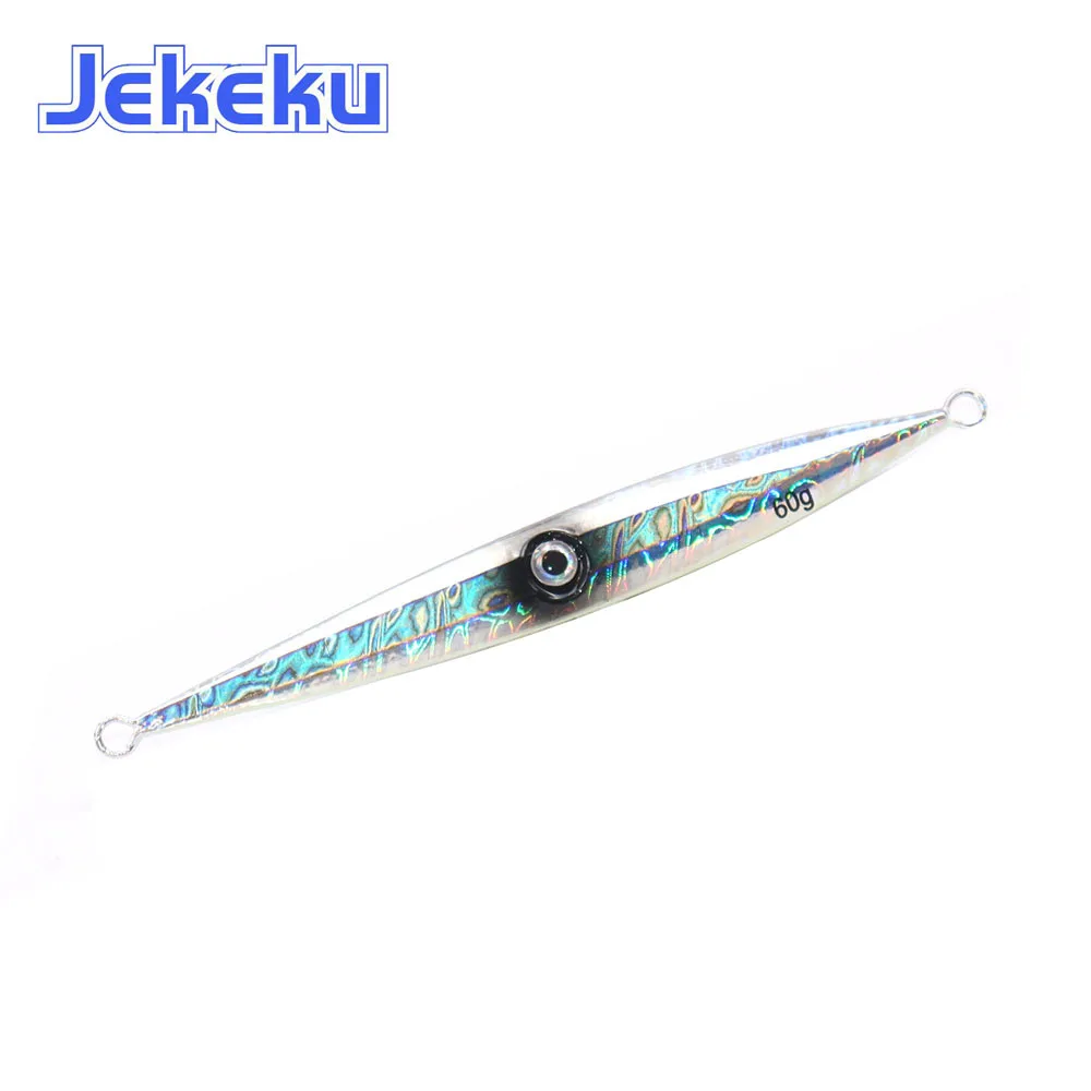 Jekaku Umpan Pancing Jig Logam Baru 40G 60G 80G 100G 120G Memancing Ikan Jigging Bass Laut Umpan Buatan Umpan Pancing