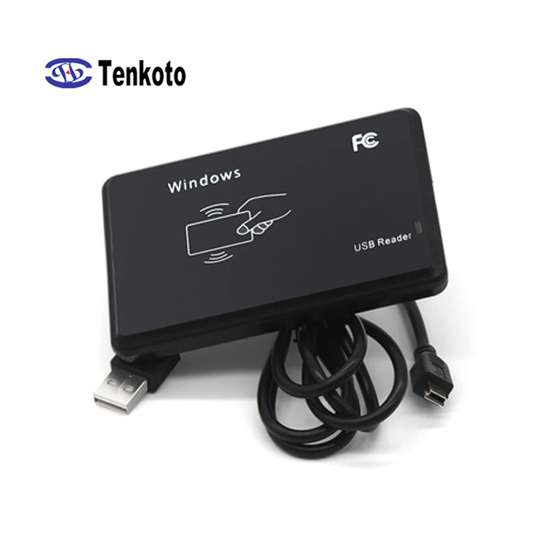 USB RFID Contactless Smart Card NFC Reader 10 Bit 13.56khz Windows Door Access Control IC Or ID