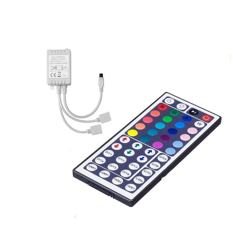 RGB Controler 12V 4 Pin Dimmable DC RGB Led Controller Remote 12V RGB Led Tape Lights Smart Controller 44key RGB Led Strips