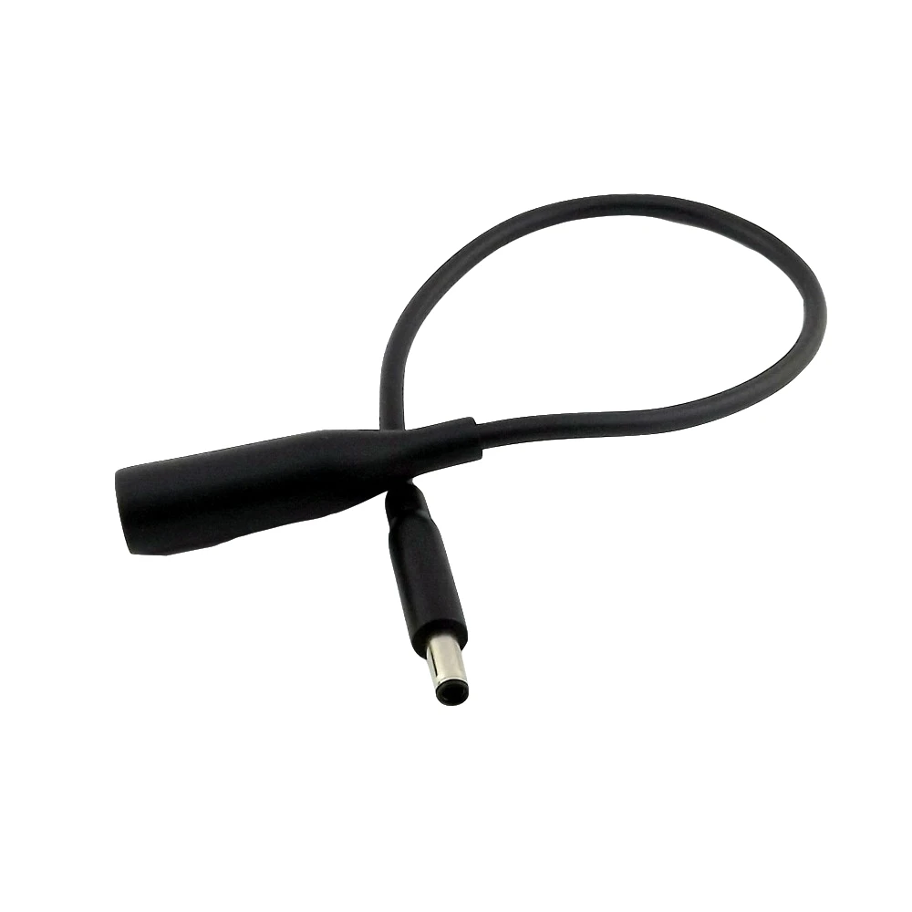 1x DC Power 4.5x3.0mm Male Plug to 7.4x5.0mm Female Jack Connector Adapter Cable Cord for HP DELL Laptop 30cm