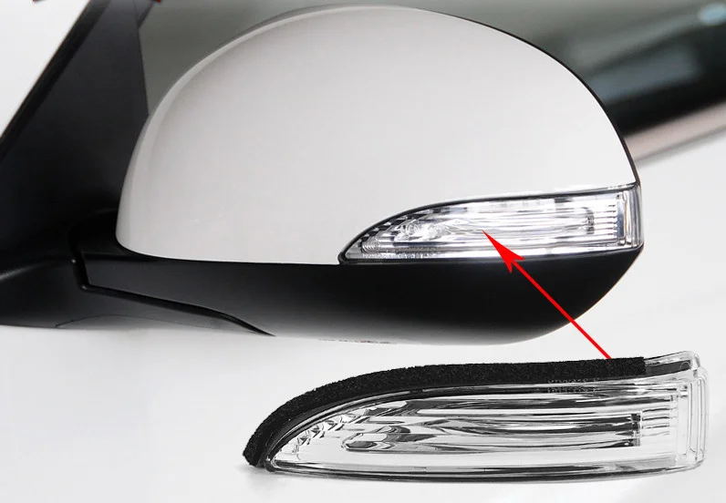 eOsuns Led rear view mirror cover lamp side turn signal daytime running lights for Trumpchi GS5 2012-2015