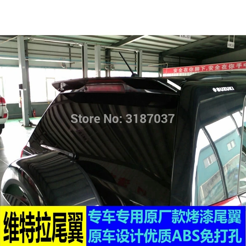 Voor Suzuki Grand Vitara Spoiler 2009-2013 Abs Plastic Unpainted Kleur Dakspoiler Vleugel Kofferbak Lip Boot Cover auto Styling