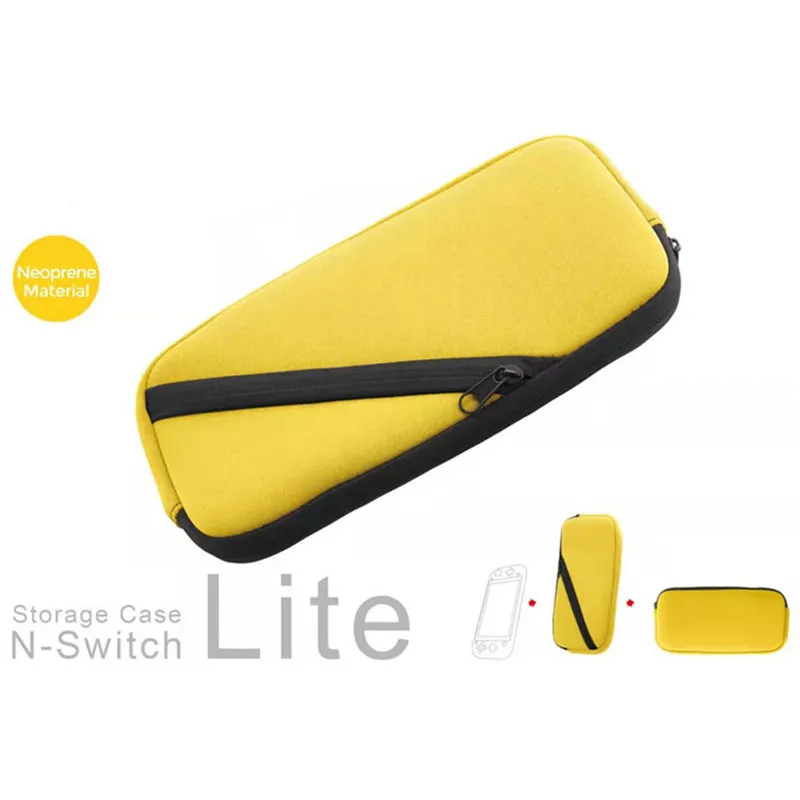 Storage Bag Game Case for Nintend Switch Lite Console and Accessories Neoprene Portable Pouch Travel Shell Cover For Switch Mini