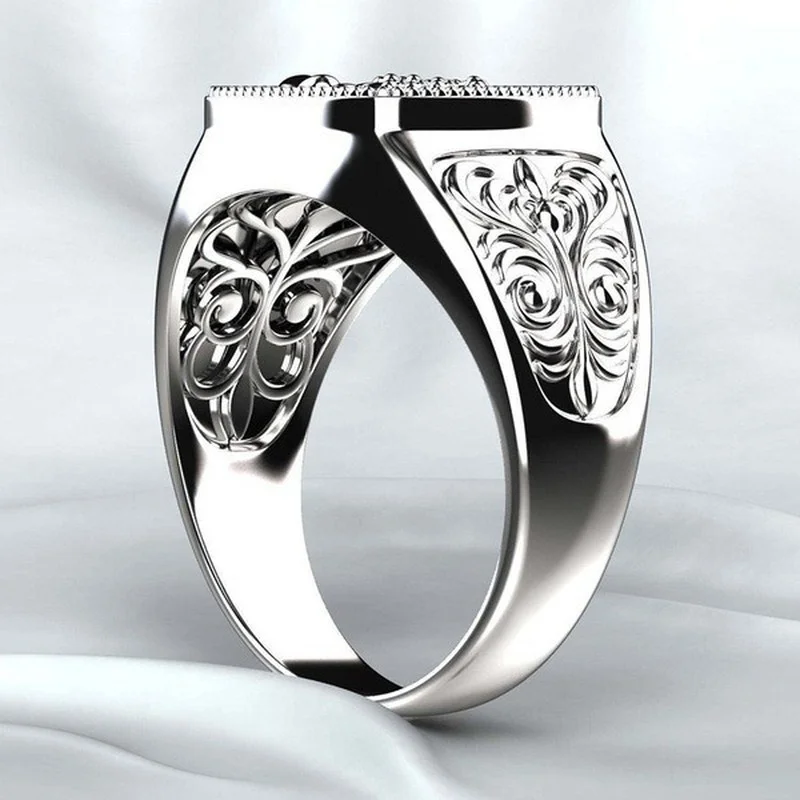 Punk Scorpion Animal Ring for Men, Cool Chunky Statement Accessory