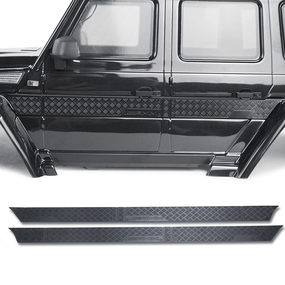 YEAHRUN-placa antideslizante lateral de Metal para coche, accesorio de decoración envolvente para TRX-6 G63 1/10 RC Crawler modelo, piezas de mejora de carrocería