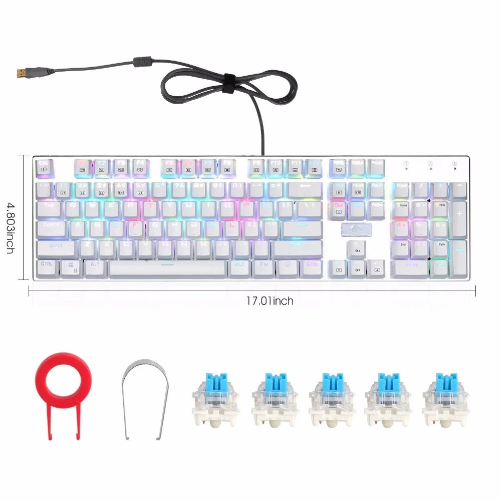 

Z-88RGB mechanical game keyboard,Outemu switch programmable LED backlight,waterproof, 104-key Anti-ghost Mac PC(USA layout)