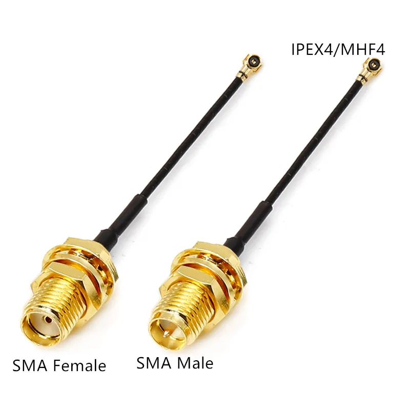 15CM Cable length IPEX4 to RP-SMA Female SMA male 15cm Pigtail for NGFF M.2 7260NGW 8260NGW M2 Card Intel WIFI Wireless Board