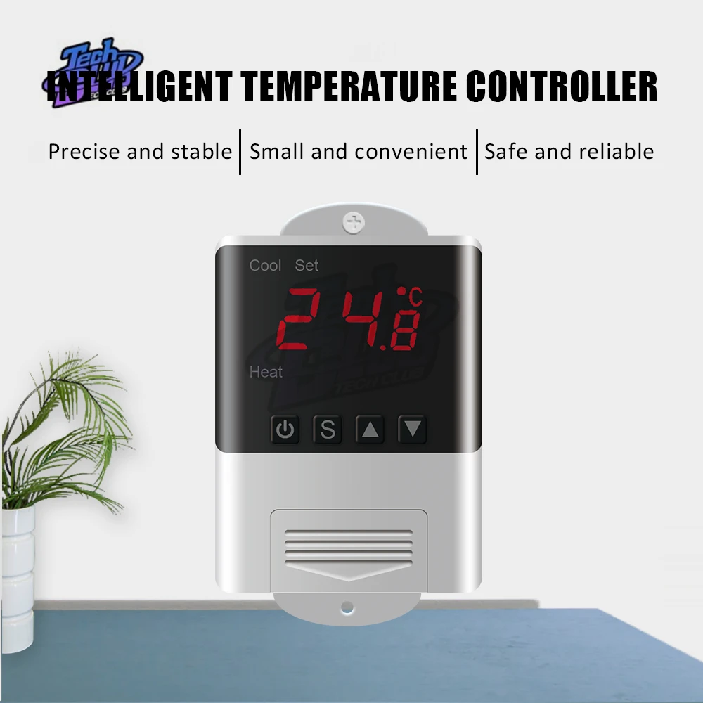 DTC-1200 Digital temperature controller Thermostat AC 110V 220V For Aquarium Fish tank Incubator controller Thermoregulator